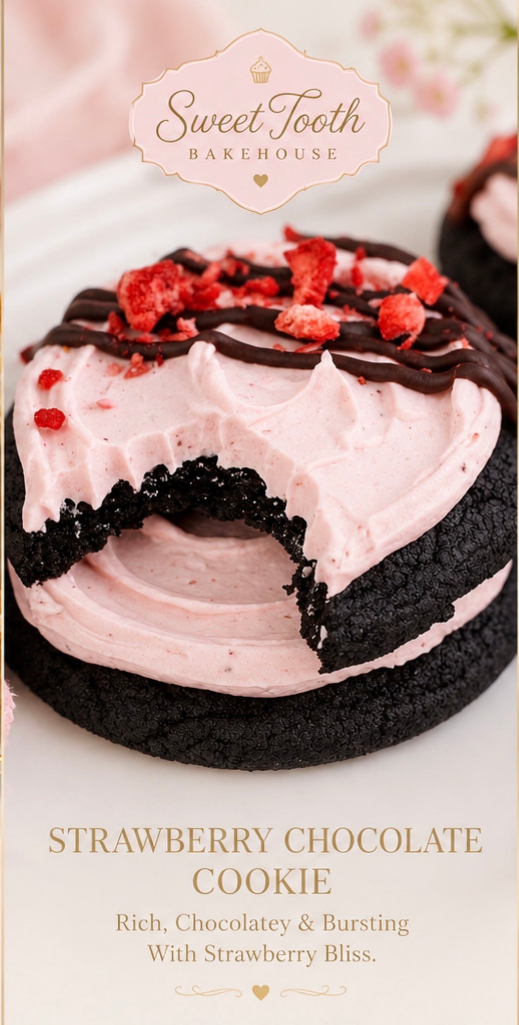 Strawberry Chocolate Cookie