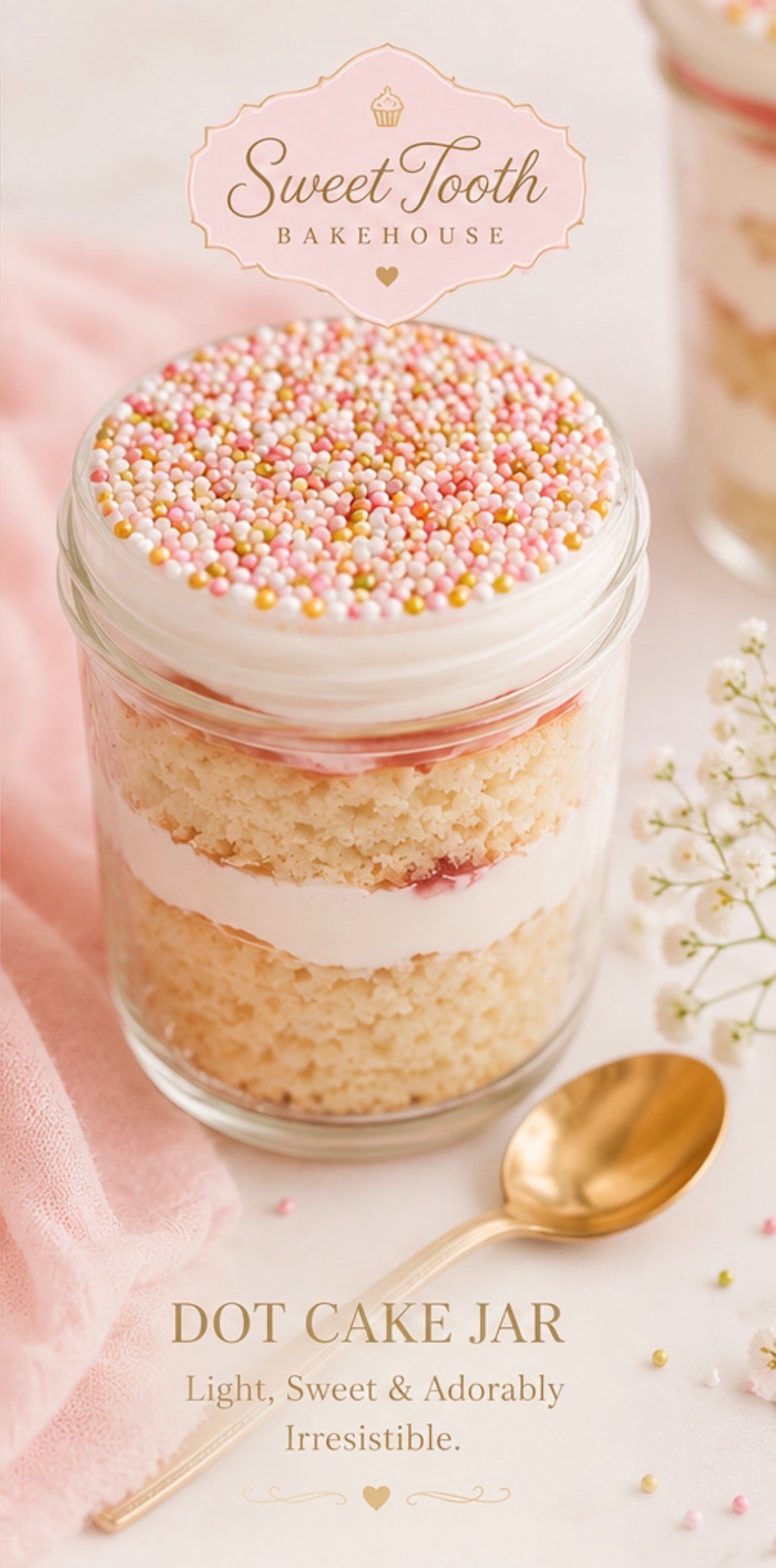 Dot Cake Jar